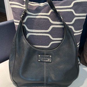 Kate Spade Black Leather Hobo Purse